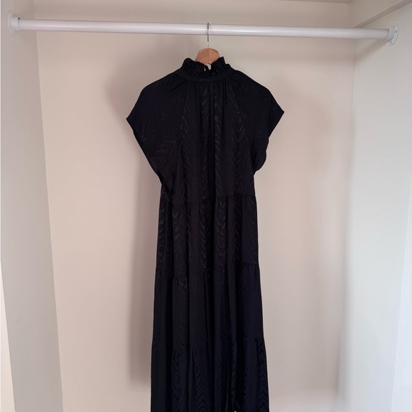 Crosby by Mollie Burch Black Tiered Midi Dress - Picture 5 of 7